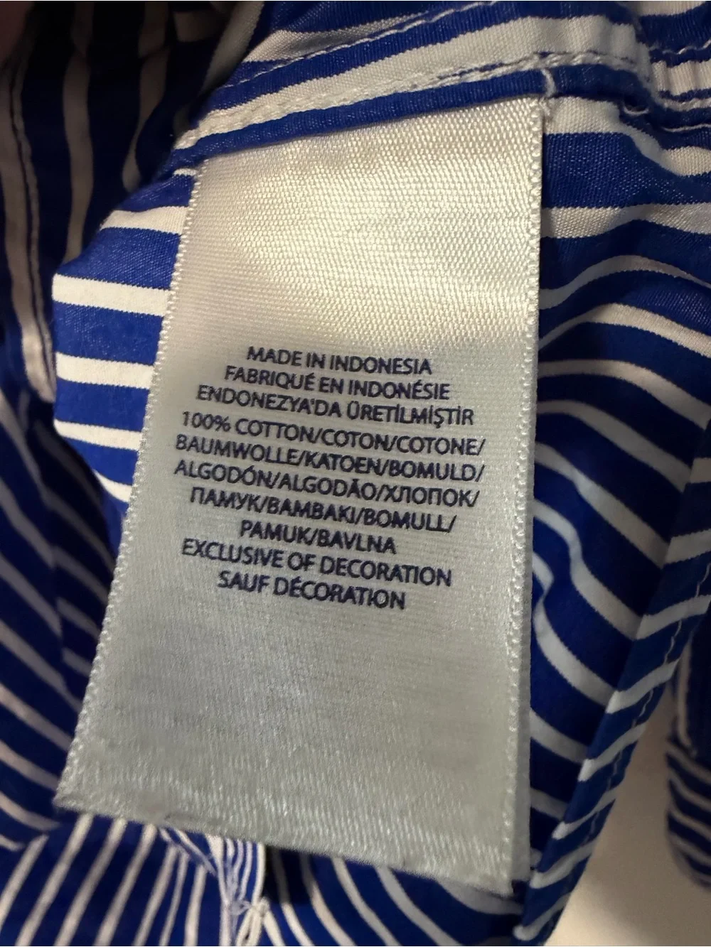 Ralph Lauren Boys' Blue & White Striped Button-Down Shirt